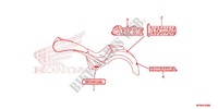 AUTOCOLLANTS (VT1300CRA/CR/CTA/CT) pour Honda VT 1300 STATELINE de 2013