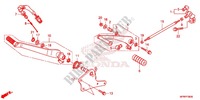 PEDALE (VT1300CR/CRA) pour Honda VT 1300 STATELINE de 2015