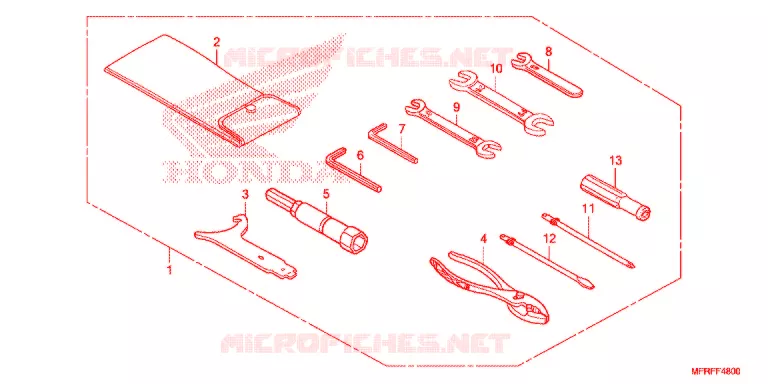 OUTIL Honda MOTO 1300 VT 2015  VT1300CRF