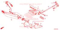 PEDALE pour Honda VT 1300 STATELINE de 2016