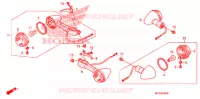CLIGNOTANT pour Honda VT 1300 SABRE de 2010