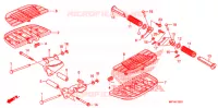 REPOSE PIED (VT1300CT/CTA) pour Honda VT 1300 INTERSTATE de 2010