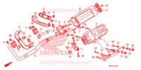 SILENCIEUX D'ECHAPPEMENT pour Honda VT 1300 INTERSTATE de 2010