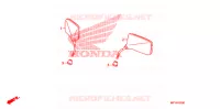 RETROVISEUR pour Honda VT 1300 INTERSTATE BLUE de 2010