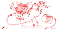 BATTERIE pour Honda VT 1300 INTERSTATE ABS RED de 2011