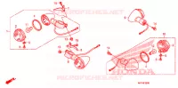 CLIGNOTANT pour Honda VT 1300 C FURY de 2010