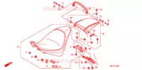 SELLE pour Honda VT 1300 C FURY ABS de 2013