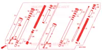 FOURCHE pour Honda VT 1300 C FURY ABS de 2017