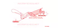 AUTOCOLLANTS pour Honda VT 1300 C FURY de 2012