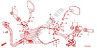 COMMODOS   POIGNEES   CABLES pour Honda VT 1300 C FURY de 2012