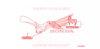 AUTOCOLLANTS pour Honda VT 1300 C FURY de 2012