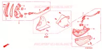 CLIGNOTANT AVANT (1) pour Honda WAVE 125, PGMFi, Kick start de 2006