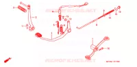 PEDALE   KICK pour Honda EX5 DREAM 100, Electric start de 2003
