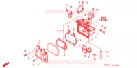 FILTRE A AIR pour Honda EX5 DREAM 100, Electric start de 2007