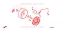 ALTERNATEUR pour Honda SHADOW VT 750 AERO de 2004