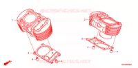 CYLINDRE pour Honda SHADOW VT 750 AERO Hamatsu factory de 2006