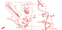 MAITRE CYLINDRE DE FREIN AVANT pour Honda SHADOW VT 750 ACE DELUXE 2 TONES de 1998
