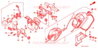 FEU ARRIERE pour Honda SHADOW VT 750 DELUXE 2 TONES de 1999