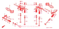 ARBRE A CAMES pour Honda SHADOW VT 750 DELUXE 2 TONES de 2000