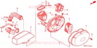 FILTRE A AIR pour Honda SHADOW VT 750 DELUXE 2 TONES de 1999