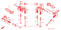 ARBRE A CAMES   SOUPAPE pour Honda SHADOW VT 750 DELUXE ACE Black monochrome paint scheme de 2003