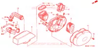 FILTRE A AIR pour Honda SHADOW VT 750 DELUXE ACE Red paint scheme with silver pinstripe de 2003
