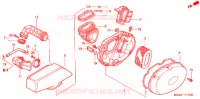 FILTRE A AIR pour Honda SHADOW VT 750 DELUXE ACE Red/Black paint scheme de 2003