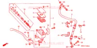 MAITRE CYLINDRE DE FREIN AVANT pour Honda SHADOW VT 750 ACE DELUXE de 1998