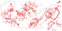 FEU ARRIERE pour Honda SHADOW VT 750 ACE DELUXE de 1998