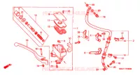 MAITRE CYLINDRE DE FREIN AVANT pour Honda SHADOW VT 750 DELUXE de 2000