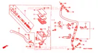 MAITRE CYLINDRE DE FREIN AVANT pour Honda SHADOW VT 750 DELUXE de 2000