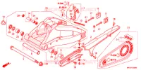 BRAS OSCILLANT pour Honda CBR 1000 ABS RED de 2017