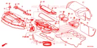 FILTRE A AIR pour Honda CBR 1000 ABS RED de 2017