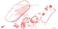 SELLE pour Honda FORZA 125 de 2017