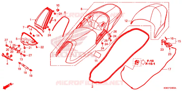 SELLE Honda SCOOTER 300 FORZA 2017  NSS300H
