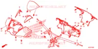 GUIDON   CARENAGE pour Honda SH 300 IS ABS de 2017