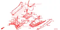 MARCHE PIEDS pour Honda SH 300 IS ABS de 2017