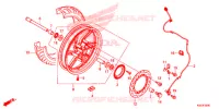 ROUE AVANT pour Honda SH 300 IS ABS de 2017