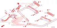 REPOSE PIED   PEDALE pour Honda FOURTRAX 420 RANCHER 4X4 AT DCT IRS EPS de 2017