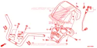 GUIDON pour Honda FOURTRAX 420 2X4 Electric Shift de 2017