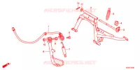 BEQUILLE pour Honda FOURTRAX 500 FOREMAN RUBICON 4X4 IRS EPS de 2017