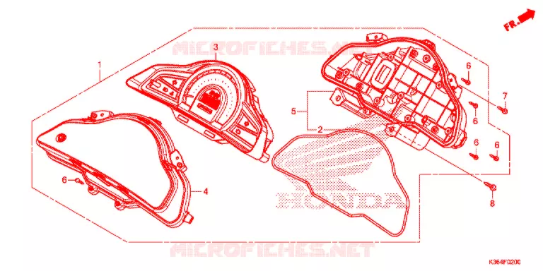 COMPTEUR Honda SCOOTER 150 PCX 2016  WW150F