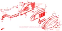 FILTRE A AIR pour Honda PCX 150 RED de 2016