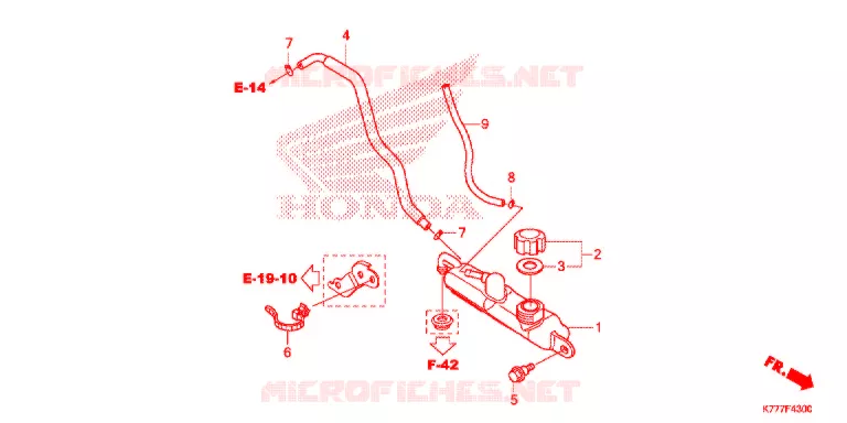 VASE D'EXPANSION Honda SCOOTER 150 SH 2017  SH150ADH