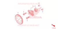 POMPE A HUILE pour Honda SH 150 ABS D de 2018