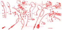 LEVIER DE GUIDON   CABLE   COMMODO pour Honda APE 100 de 2008