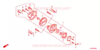 POMPE A HUILE pour Honda APE 100 de 2008