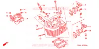 CULASSE pour Honda APE 50 DELUXE BLACK de 2001