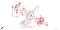 COTE SECONDAIRE pour Honda PCX 125 de 2017