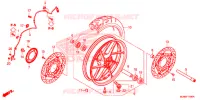 ROUE AVANT pour Honda CROSSRUNNER 800 de 2017